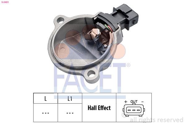 FACET 9.0401: Andur, Nukkvõllipositsioon Made in Italy - OE Equivalent