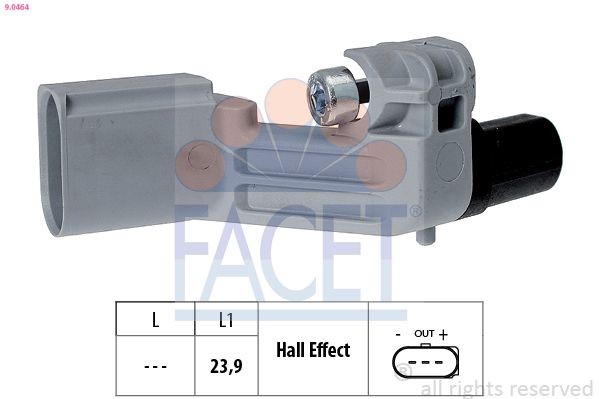 FACET 9.0464: Andur, väntvõll Made in Italy - OE Equivalent