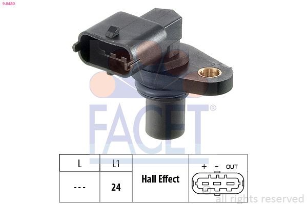 FACET 9.0480: Andur, Nukkvõllipositsioon Made in Italy - OE Equivalent