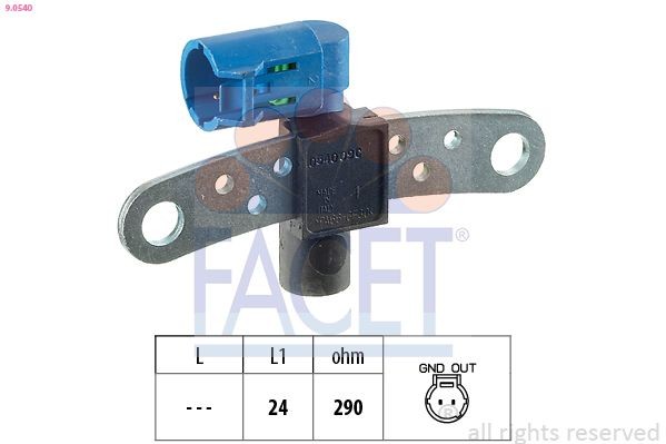 FACET 9.0540: Andur, väntvõll Made in Italy - OE Equivalent