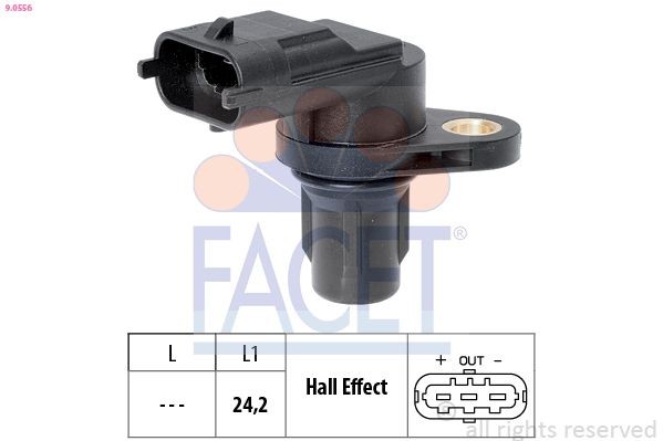 FACET 9.0556: Andur, Nukkvõllipositsioon Made in Italy - OE Equivalent