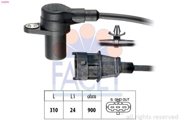 FACET 9.0570: Andur, väntvõll Made in Italy - OE Equivalent