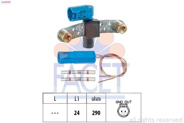 FACET 9.0597K: Andur, väntvõll Made in Italy - OE Equivalent