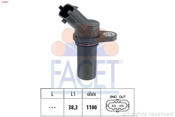FACET 9.3016: Detonatsiooniandur Made in Italy - OE Equivalent