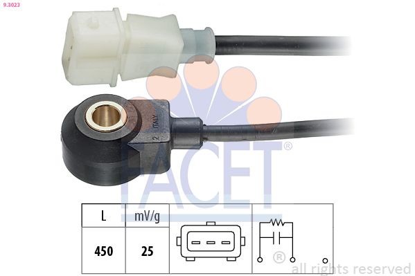 FACET 9.3023: Detonatsiooniandur Made in Italy - OE Equivalent