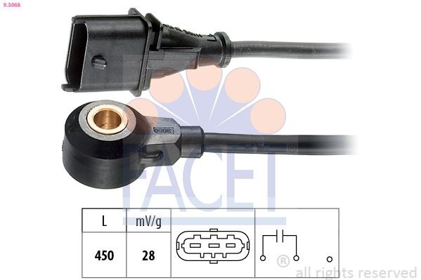 FACET 9.3068: Detonatsiooniandur Made in Italy - OE Equivalent