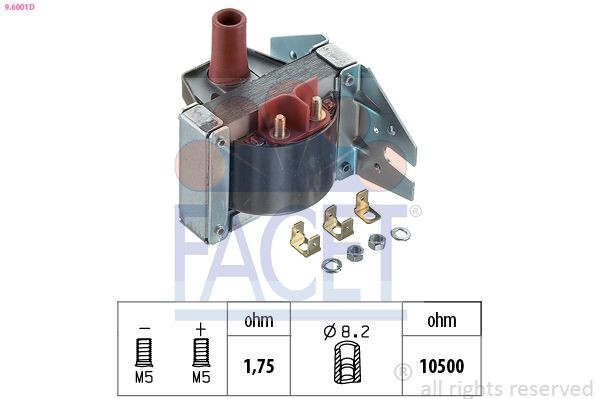 FACET 9.6001D: Süütepool Made in Italy - OE Equivalent