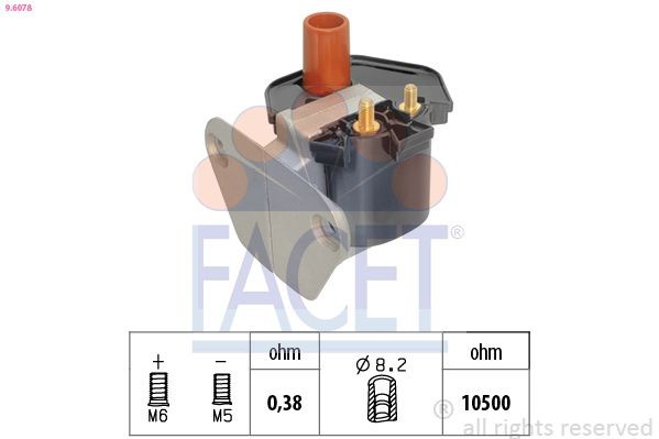 FACET 9.6078: Süütepool Made in Italy - OE Equivalent