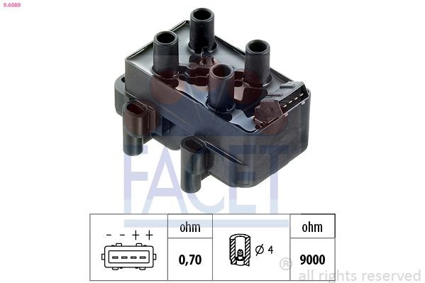 FACET 9.6089: Süütepool Made in Italy - OE Equivalent