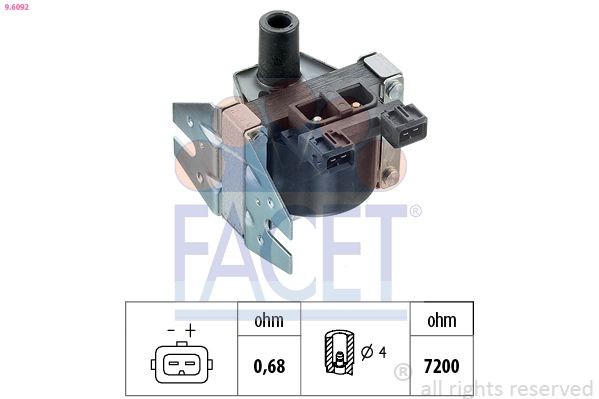 FACET 9.6092: Süütepool Made in Italy - OE Equivalent