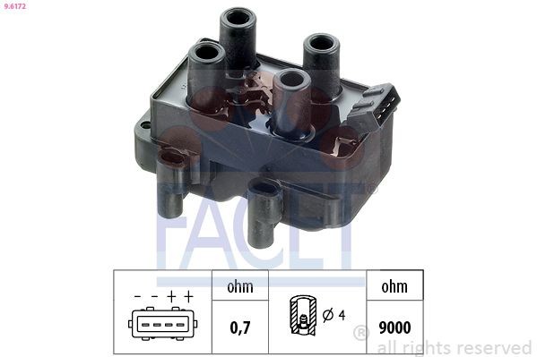 FACET 9.6172: Süütepool Made in Italy - OE Equivalent