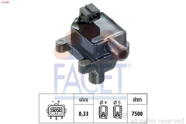 FACET 9.6286: Süütepool Made in Italy - OE Equivalent