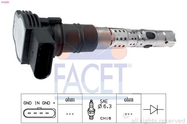 FACET 9.6325: Süütepool Made in Italy - OE Equivalent