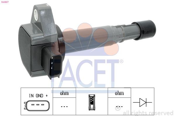 FACET 9.6357: Süütepool Made in Italy - OE Equivalent