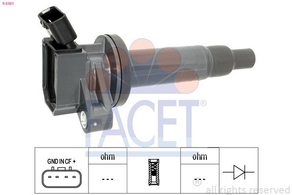 FACET 9.6361: Süütepool Made in Italy - OE Equivalent