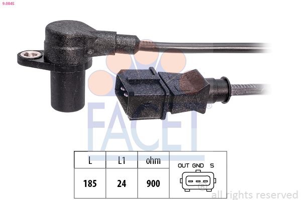 FACET 9.8016: Süütepooli ühik Made in Italy - OE Equivalent