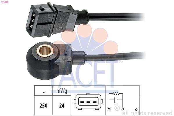 FACET 9.8017: Süütepooli ühik Made in Italy - OE Equivalent