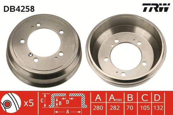 TRW DB4258: Tambur frana