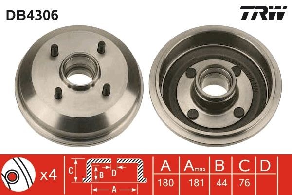 TRW DB4306: Piduritrummel