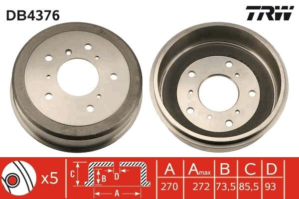 TRW DB4376: Tambur frana