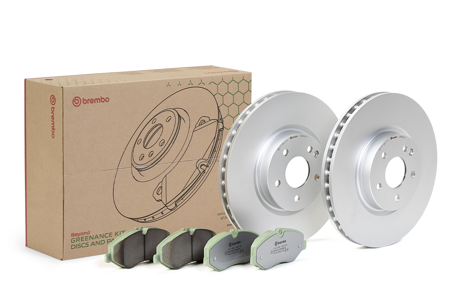 BREMBO KT 10 031: Jarrupalasarja, levyjarru BEYOND LINE - Greenance Ø: 330mm, tuuletettu sisältä, Huudonvaimennuspellillä