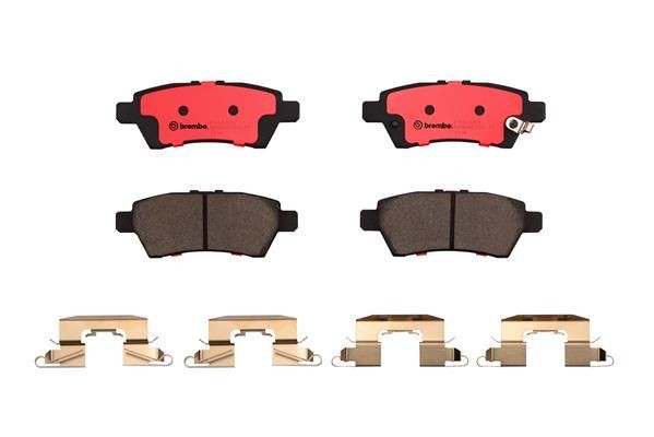 BREMBO P 68 062G: Plăcuțe de frână BEYOND LINE - Greenance fara accesorii, cu tabla anti scartait