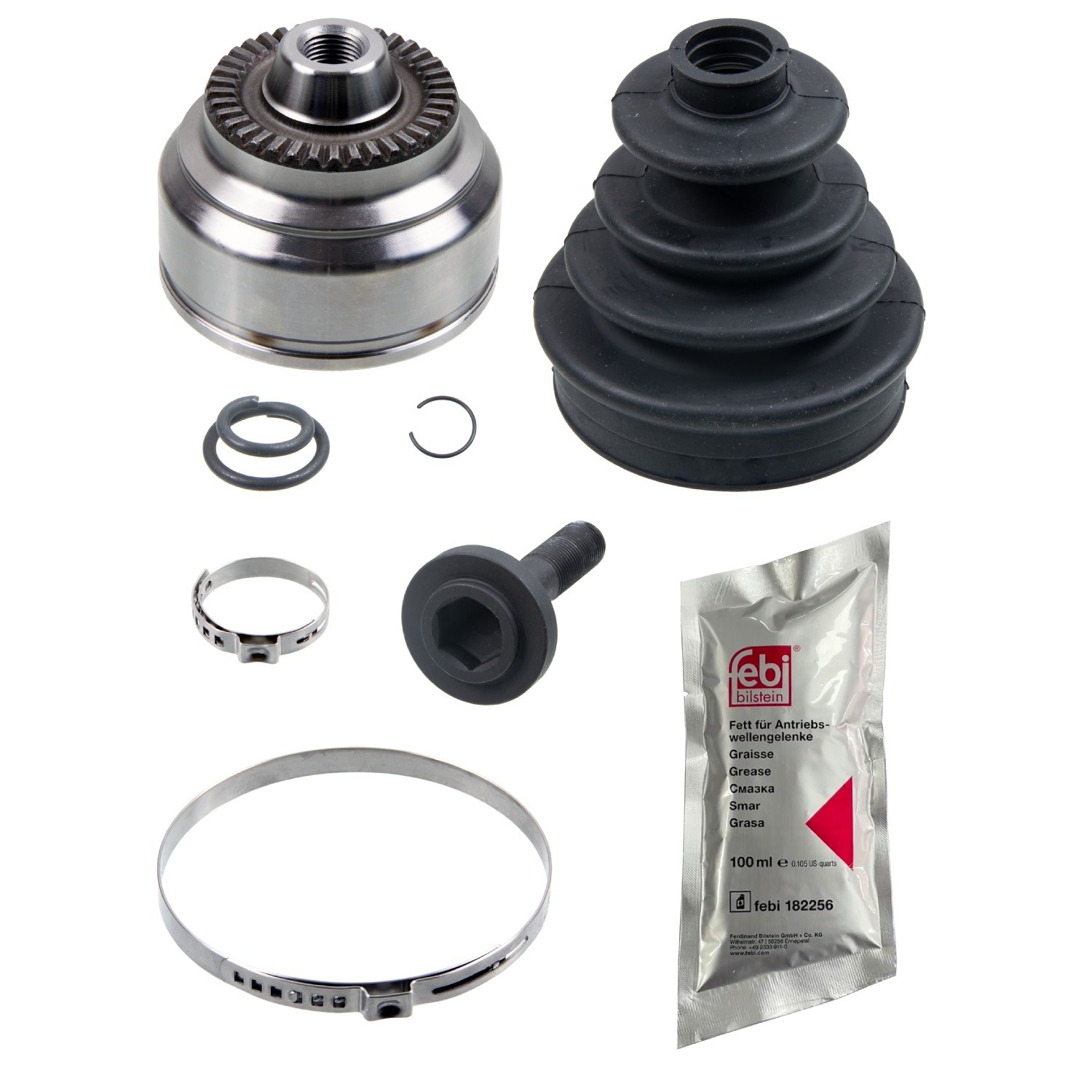FEBI BILSTEIN 185038: Set articulatie, planetara spre roata, Axa fata stanga, Axa fata dreapta