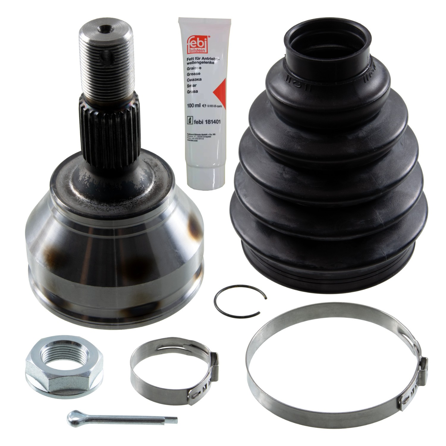 FEBI BILSTEIN 186301: Set articulatie, planetara spre roata, Axa fata stanga, Axa fata dreapta