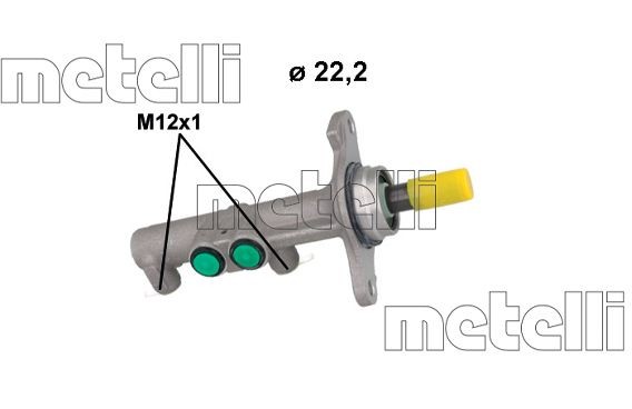 METELLI 05-1267: Pompa centrala, frana
