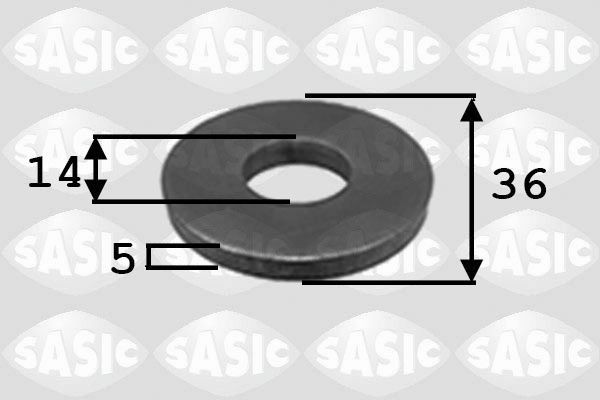 SASIC 8700014: Saiba, disc curea-arbore cotit