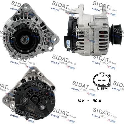 FISPA A12BH0397: Alternatore 90A