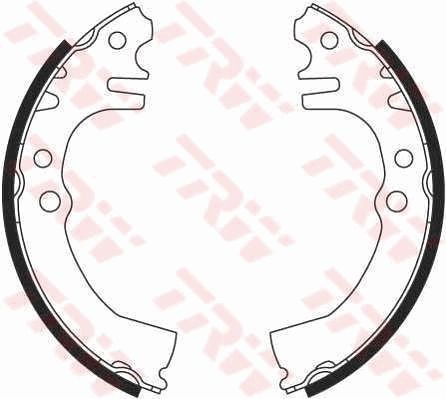 TRW GS8699: Set saboti frana