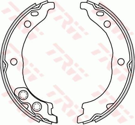 TRW GS8715: Piduriklotside komplekt, seisupidur