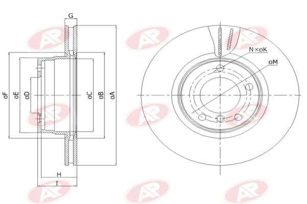 AP-SA B2010V: Piduriketas Esisild, Ø: 310mm, õhutusega, Ø: 310mm