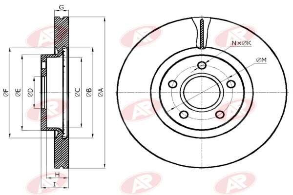 AP-SA F1012V: Piduriketas Esisild, Ø: 300mm, õhutusega, Ø: 300mm