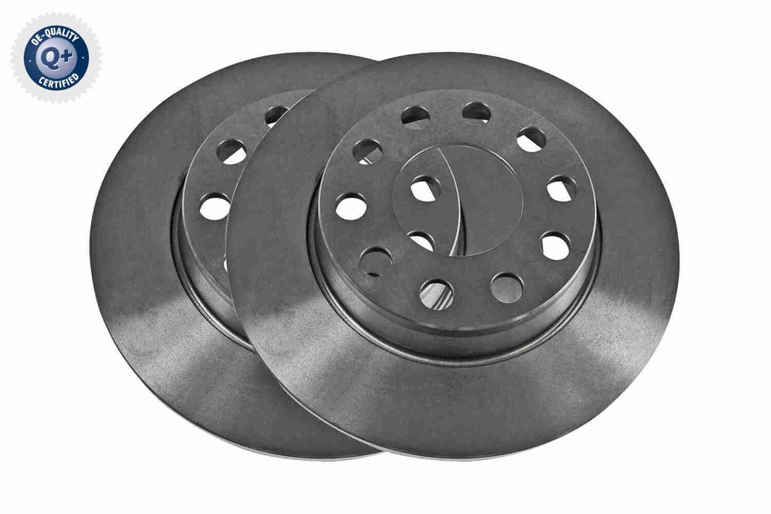 VAICO V10-40074: Piduriketas Tagasild, Ø: 255mm, täis, Ø: 255mm, Original VAICO Quality