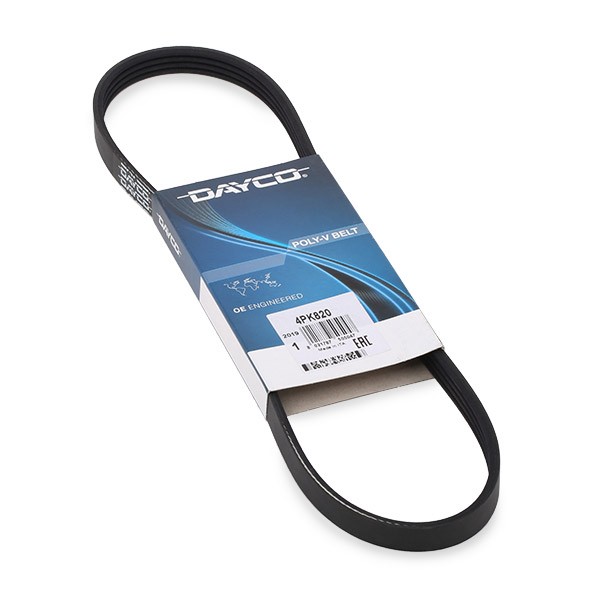 DAYCO 4PK820: Soonrihm 820,0mm, Ribide arv: 4