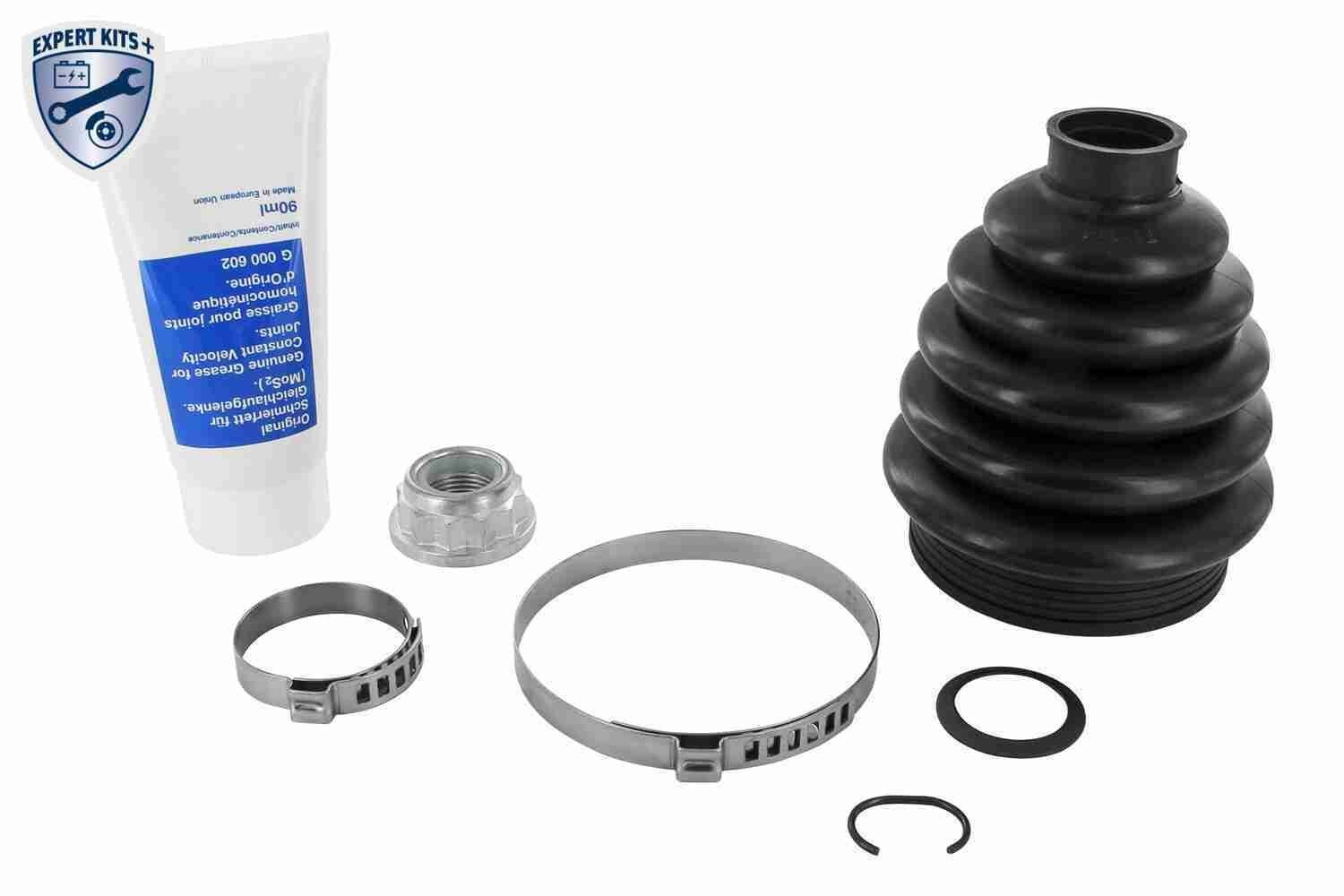 VAICO V10-6359: Ansamblu burduf, articulatie planetara puntea spate, spre roata, punte fata, Thermoplast