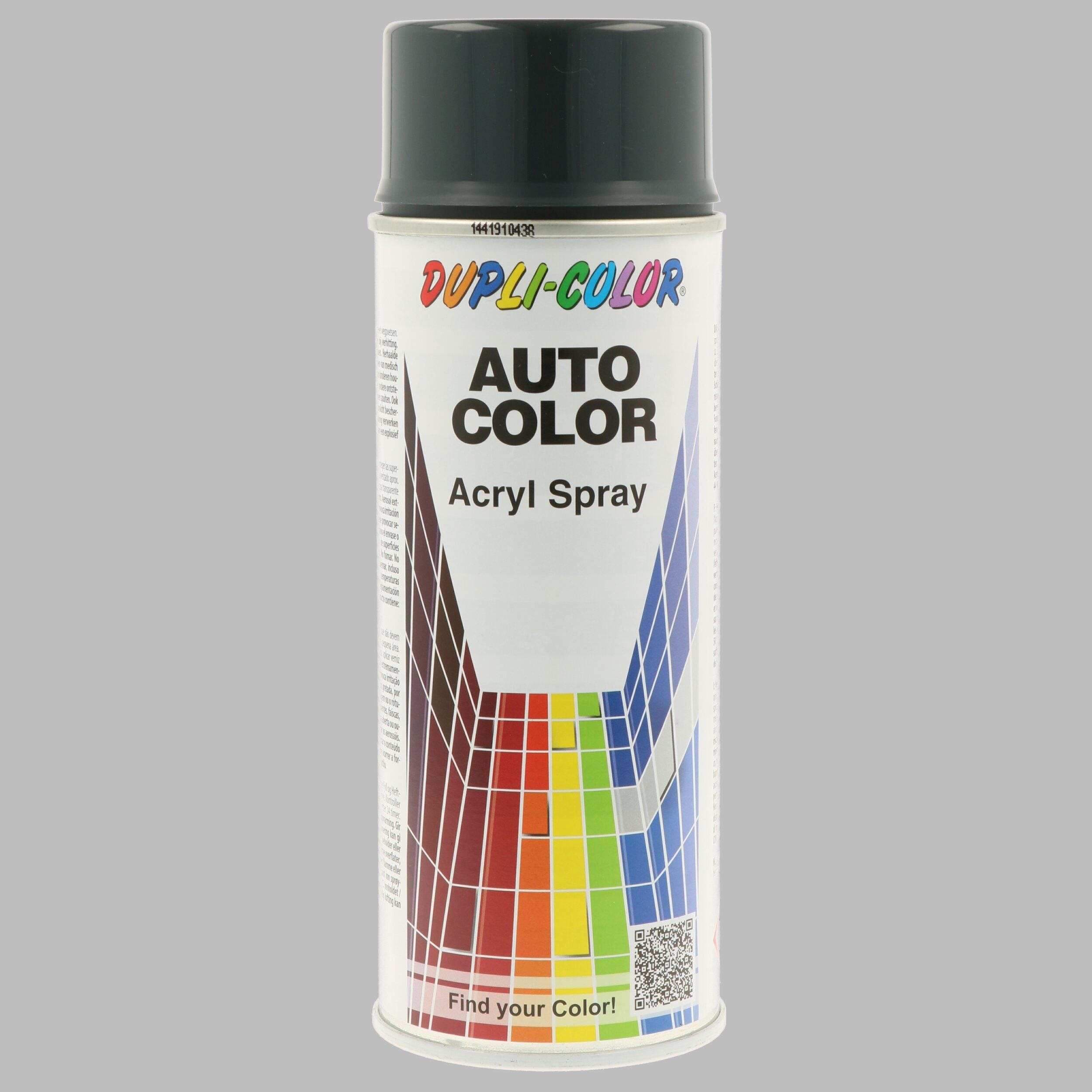 DUPLI COLOR 616075: Lac combinat vehicule AEROSOL ART RAL 9005 jet black gloss 400 ml