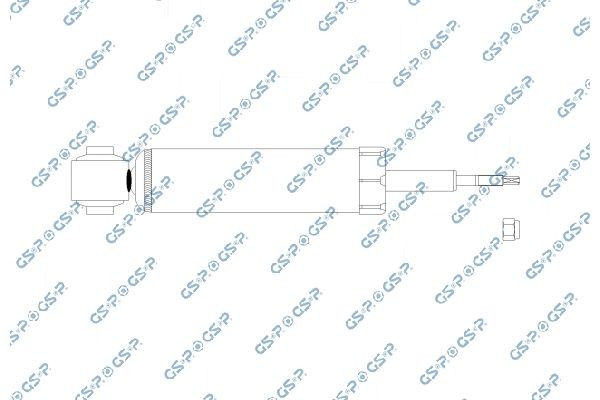 GSP 32112410: Amort Tagasild, Gaasirõhk, Teleskoop-amort