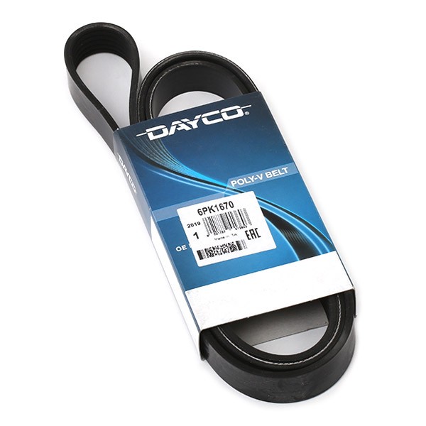 DAYCO 6PK1670: Soonrihm 1670,0mm, Ribide arv: 6