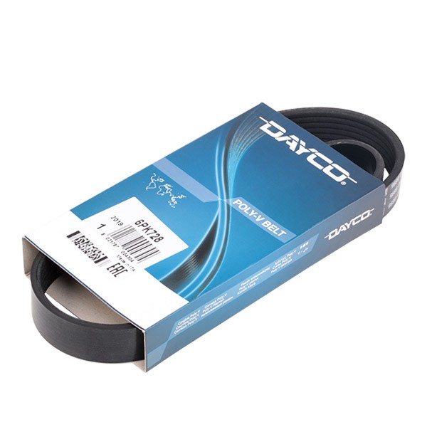 DAYCO 6PK728: Soonrihm 728,0mm, Ribide arv: 6