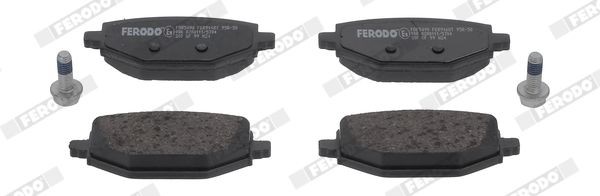 FERODO FDB5490: Plăcuțe de frână PREMIER ECO FRICTION cu acceasorii, cu suruburi etrier