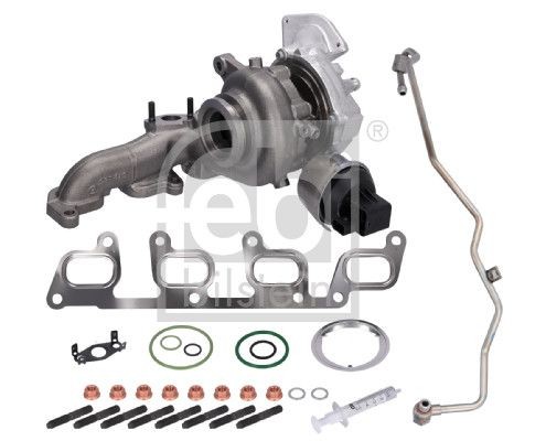 FEBI BILSTEIN 191439: Turbocompresor BorgWarner Turbo ProKit REMAN con tubería entrada aceite, Con kit de montaje