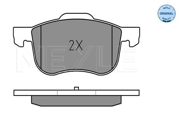 MEYLE 025 229 8819/PD: Piduriklotsid MEYLE-PD: Advanced performance and design. Esisild