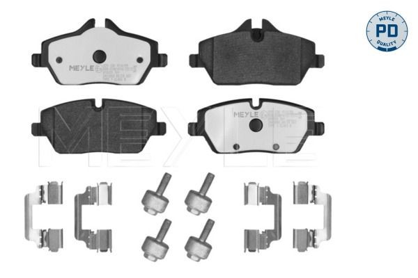 MEYLE 025 239 1514/PD: Piduriklotsid MEYLE-PD: Advanced performance and design. Esisild