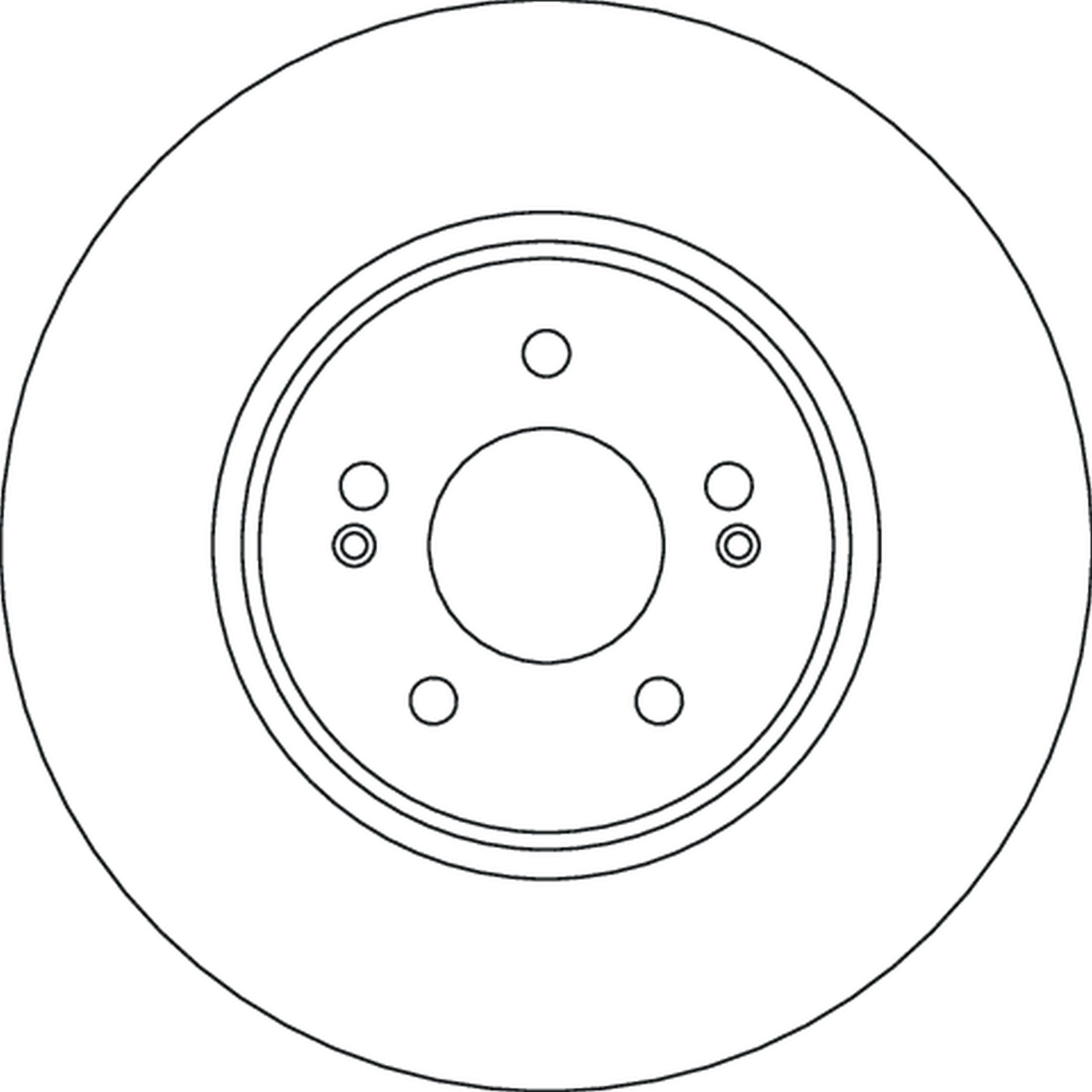 TRW DF6829S: Disc de frână TRW SINGLE Ř: 325mm, ventilat, Ř: 325mm, lacuit
