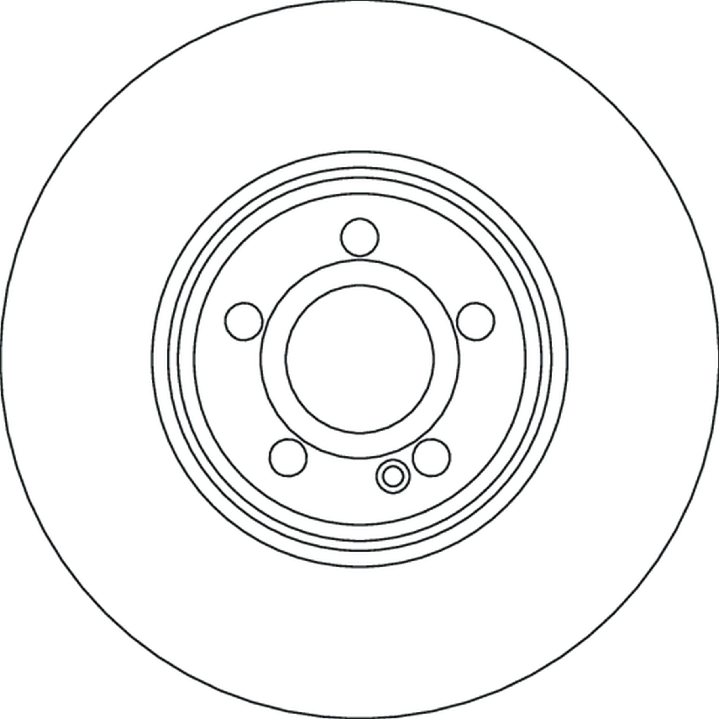 TRW DF6896S: Disque de frein TRW SINGLE Ø: 330mm, ventilé, Ø: 330mm, peint