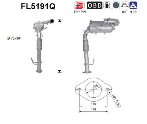 AS FL5191Q: Tahmafilter