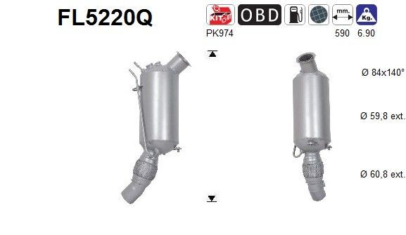 AS FL5220Q: Tahmafilter